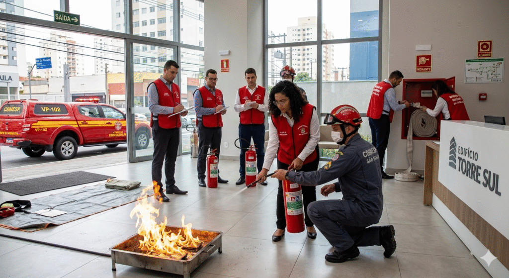 Brigada de incêndio nas empresas: quando é obrigatória